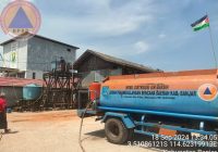 BPBD Banjar Kembali Distribusikan Air Bersih di 3 Lokasi di Kabupaten Banjar