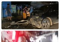Laka Lantas di Batu Balian Kabupaten Banjar, Ambulance vs Mobil Pribadi, 8 Orang Jadi Korban