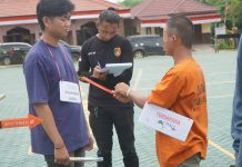 Pelaku Tampilkan 26 Adegan Kunci Saat Reka Ulang Kasus Pembunuhan di Desa Pudak Balangan