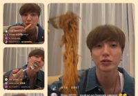 Leeteuk Super Junior Live YouTube Sambil Mukbang Mi Goreng Hingga Pamer Sepatu di Hotel di Jakarta