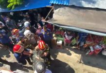 Suami Istri Terkena Luka Bakar di Kebakaran Gudang Musafir Pasar Raya