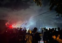Api Berkobar di Komplek Siaga Jalan Pramuka Banjarmasin