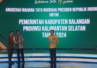 Dishub Balangan Raih Penghargaan Wahana Tata Nugraha 2024