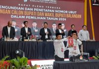 Nomor Urut Pilbup Balangan : Abdul Hadi-Akhmad Fauzi Nomor 1 vs Kotak Kosong