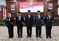 Cuti Pilkada, Empat Pjs Bupati dan Wali Kota Dikukuhkan Gubernur Kalsel