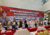 Ditresnarkoba Polda Kalsel Blender 51.281 Gram Sabu
