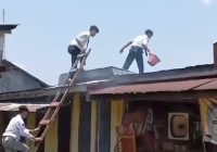 Kepulan Asap Muncul di SMA PGRI 7 Banjarmasin