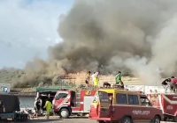 Api di Terminal Kelua Menurun Namun Masih Membubuk di Dalam, Pemadam Lakukan Pembasahan