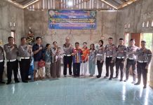 Peringati HUT ke-69 Lalu Lintas Bhayangkara, Polres Balangan Gelar Bakti Religi di Tempat-Tempat Ibadah