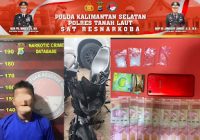 Antarkan Sabu ke Jorong, AR Malah Diringkus Satresnarkoba Polres Tanah Laut