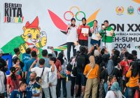 Atlet Taekwondo Polri Koleksi Emas, Perak dan Perunggu di PON XXI Aceh Sumut