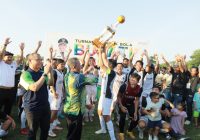 PJ Dinansyah Tutup Turnamen Sepakbola Bupati Cup X 2024, Begini Amanatnya: