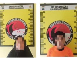 Ibu dan Anak Diduga Edarkan Sabu, Ditangkap Tim Polres Banjarbaru