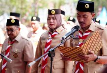 Bupati Banjar H. Saidi Mansyur Dilantik Jadi Ketua Kwarcab Gerakan Pramuka Kabupaten Banjar Periode 2023-2028