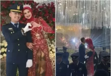 Pemain Timnas Voli Hany Budiarti Menikah Secara Militer, Ini Foto Kemesraannya