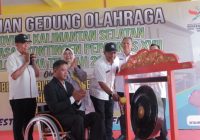 Paman Birin Resmikan Gedung Olahraga NPCI dan Pelepasan Atlet Peparnas XVII 2024