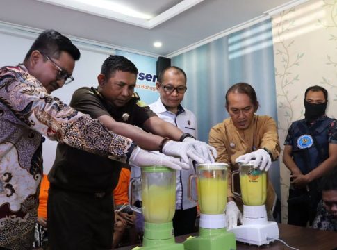 221,5 Gram Sabu Diblender BNNP Kalsel