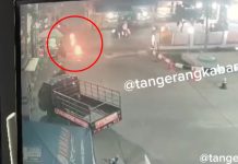 Ngeri, Pria Nekat Bakar Diri di Depan Istri Dekat SPBU Tangsel