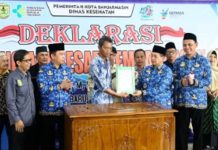 Dimotori Dinkes Banjarmasin, Ibnu Sina Deklarasi Gerakan Stop Buang Air Besar Sembarangan