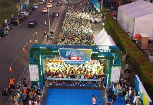 PLN Electric Run 2024 meriah diikuti ribuan peserta. (wartabanjar.com - Ist. Humas PLN)