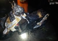 Sepeda Motor Ikut Terbakar di Kebakaran Jalan H Gustom Palangka Raya