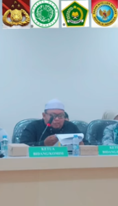 MUI Kalsel membacakan fatwa hasil penelitian terhadap kajian yang disampaikan KH Ahmad Fansyuri Rahman. (wartabanjar.com - Ist. YouTube)