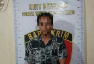 Tersangka kekerasan seksual terhadap anak di bawah umurm di Tenggarong, Kalimantan Timur. (wartabanjar.com - Ist. Humas Polda Kaltim)