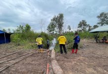 Mulai Hujan, Pemprov Kalsel Hentikan Pembasahan Lahan di Golf Ujung