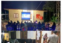 Antusiasme Warga Desa Murung Jambu Meriahkan Nonton Timnas Indonesia vs Bahrain Bareng Mahasiswa KKN STAI Al Washliyah Barabai