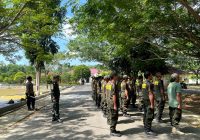 Siap Ikuti Lomba PBB se Kabupaten Balangan, Linmas Kecamatan Batumandi Lakukan Persiapan