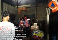 Data Kebakaran Gudang Jamu Sarigading di HST