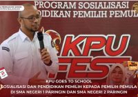 KPU Balangan Goes to School Incar Pemilih Pemula Jelang Pilkada 2024