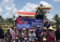 Petani Anjir Baru Tanah Bumbu Siap Panen Suara untuk Pasangan ARB, Andi Rudi Latif-H Bahsanudin