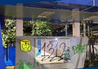 Halte Bus di Banjarmasin Dirusak oleh Aksi Vandalisme