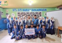 UPZ Bank Kalsel Bantu Biaya Pendidikan 24 Siswa MTs Siti Mariam Banjarmasin