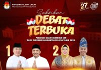 Live Streaming Debat Calon Gubernur Kalsel Muhidin vs Acil Odah di TVRI CNN