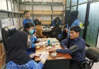 Pegawai Diskominfosp Tanbu Deteksi Dini Penyakit Tidak Menular