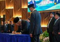 Gelar Sertijab Pada Dua Menteri Penggantinya, Begini Pesan Basuki Hadimuljono:
