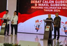 Paslon Gubernur Dan Wakil Gubernur Kalsel Adu Gagasan Di Debat Publik Perdana