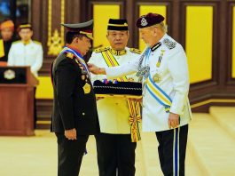Diraja Malaysia Beri Kapolri Gelar Panglima Gagah Pasukan Polis