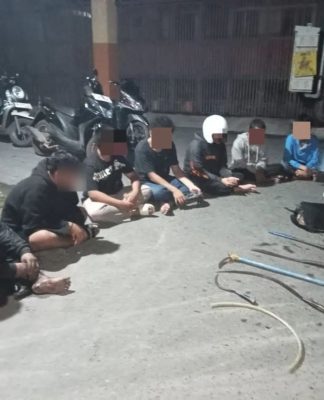 Petugas Polresta Banjarmasin Berhasil Gagalkan Aksi Tawuran Remaja di Rantauan Timur 2