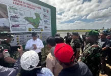 Wamenhan Turut Tinjau Lahan Program Food Estate di Merauke