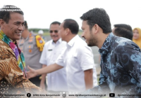 Ketua DPRD Kota Banjarmasin Turut Sambut Kedatangan Mentan ke Kalsel