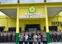Sosialisasi Penerimaan Bakomsus 2025, Polres Tanbu Ajak Pelajar di SMKS Kodeco Jadi Anggota Polri