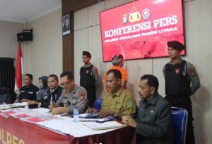 Pemilik kafe di Pantai Nipah-Nipah Penajam Paser Utara menjadi tersangka TTPO karena mempekerjakan gadis di bawah umur. (wartabanjar.com - Ist. Humas Polda Kaltim)