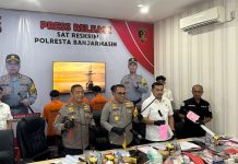 5 Remaja Bawa Sajam Diamankan di Lokasi Berbeda di Banjarmasin, Diduga Hendak Tawuran