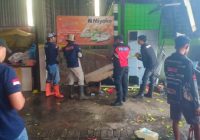 Polresta Banjarmasin Lakukan Olah TKP di Kebakaran Gudang Golden 10 di Jalan Belitung Darat