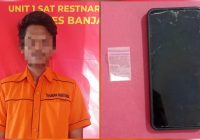 Sat Resnarkoba Polres Banjar Amankan 2 Tersangka Kasus Peredaran Narkoba di Karang Intan