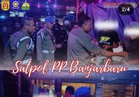 Sat Pol PP Banjarbaru Awasi Eks Lokalisasi Pembatuan dan Warung Malam di LIK