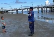 Ada Buaya, Pengunjung Pantai Pagatan Dilarang Berenang